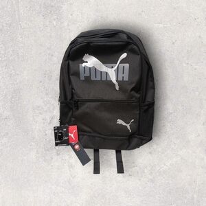 Puma logo eclipse black backpack nwt